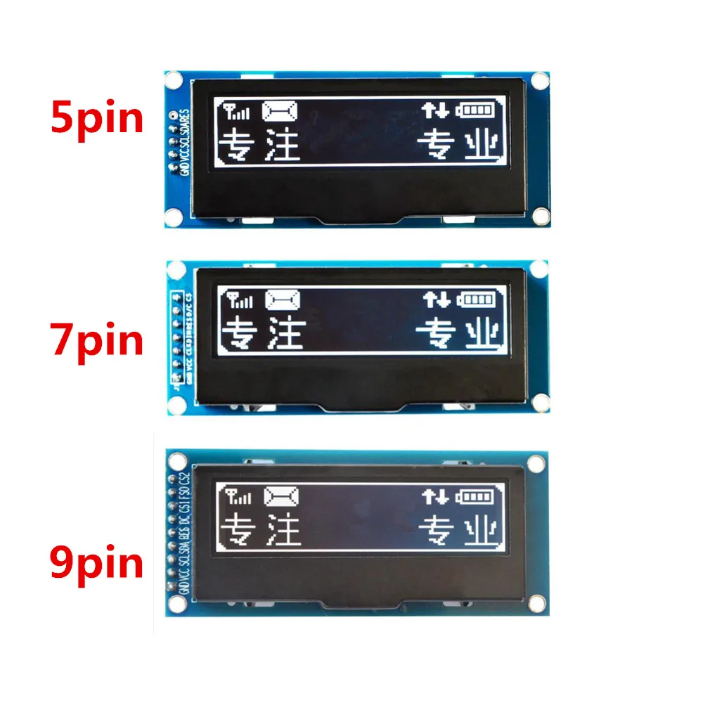 Модуль OLED ЖК дисплея 5/7/9 Pin 2 23 дюйма 12832 оранжевый/белый/синий/желтый/green12832 дисплей
