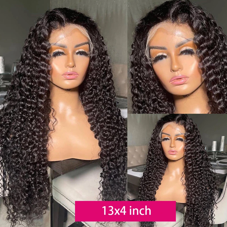 Luvin 30 Inch 13x4 Loose Deep Wave 13x6 Lace Front Human Hair Wigs  Brazilian Remy Water Curly 5x5 Closure Frontal Wig For Women - Lace Wigs -  AliExpress