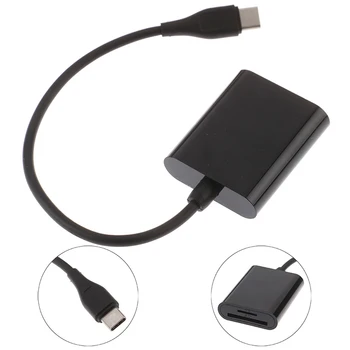 

2 in 1 Card Reader Adapter OTG Type C Cable SD/ TF Camera Connection Smart Memory Card for PC Camera Type-C Port