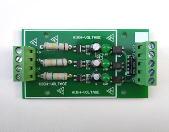 

3-way 220V Optocoupler Isolation Module/220V Detection Module/AC Detection Module