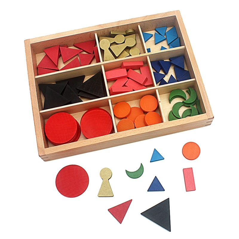 Montessori Language Toy Wood Solid Grammar Symbols Language Exercises Toys Basic Wooden Grammar Symbols With Box Preschool Train educational learning toy alphabet educational toys