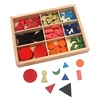 Montessori Language Toy Wood Solid Grammar Symbols Language Exercises Toys Basic Wooden Grammar Symbols With Box Preschool Train 5