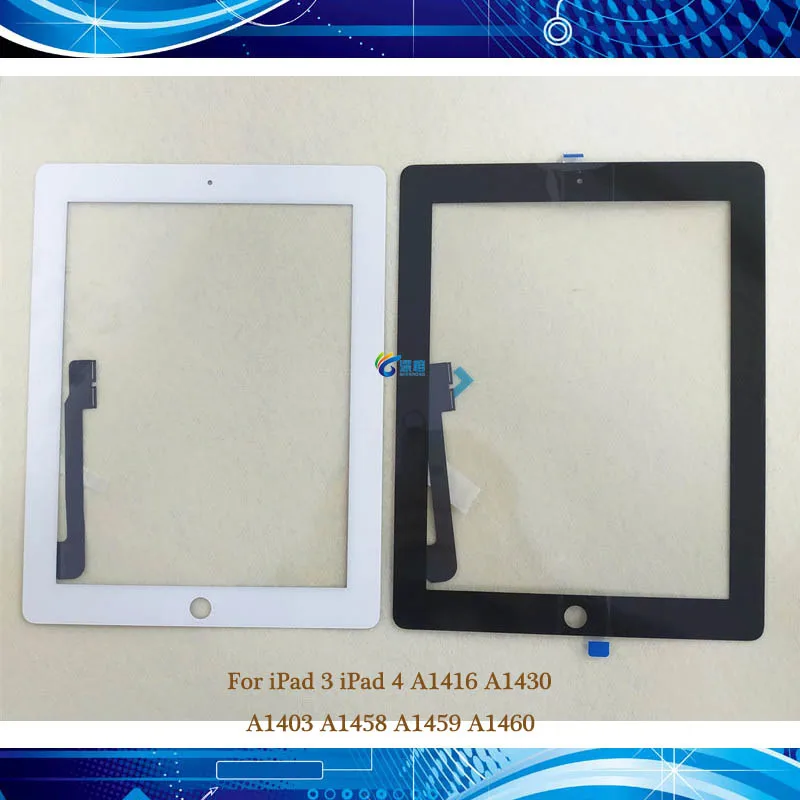 1 шт. для iPad 3 3rd iPad 4 Gen A1416 A1430 A1403 A1458 A1459 A1460 9," ЖК-дисплей внешний сенсорный экран дигитайзер передней Стекло Панель