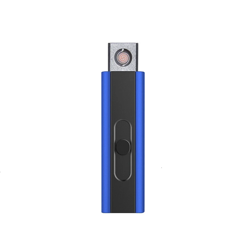Мини-usb сенсорный индукционный заряд Зажигалка точечный детектор дыма Зажигалка гаджеты для мужчин - Цвет: Многоцветный