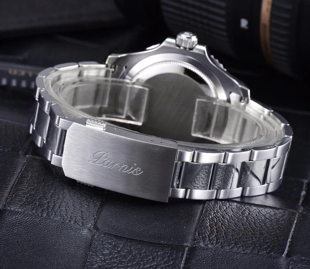 Часы наручные Parnis Мужские автоматические модные механические с стерильным