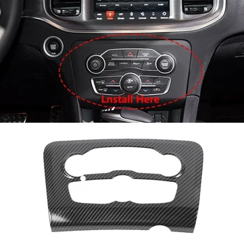 

Carbon Fiber Central Control A/C Panel Cover Tirm For Dodge Charger 2015+ New And High Quality