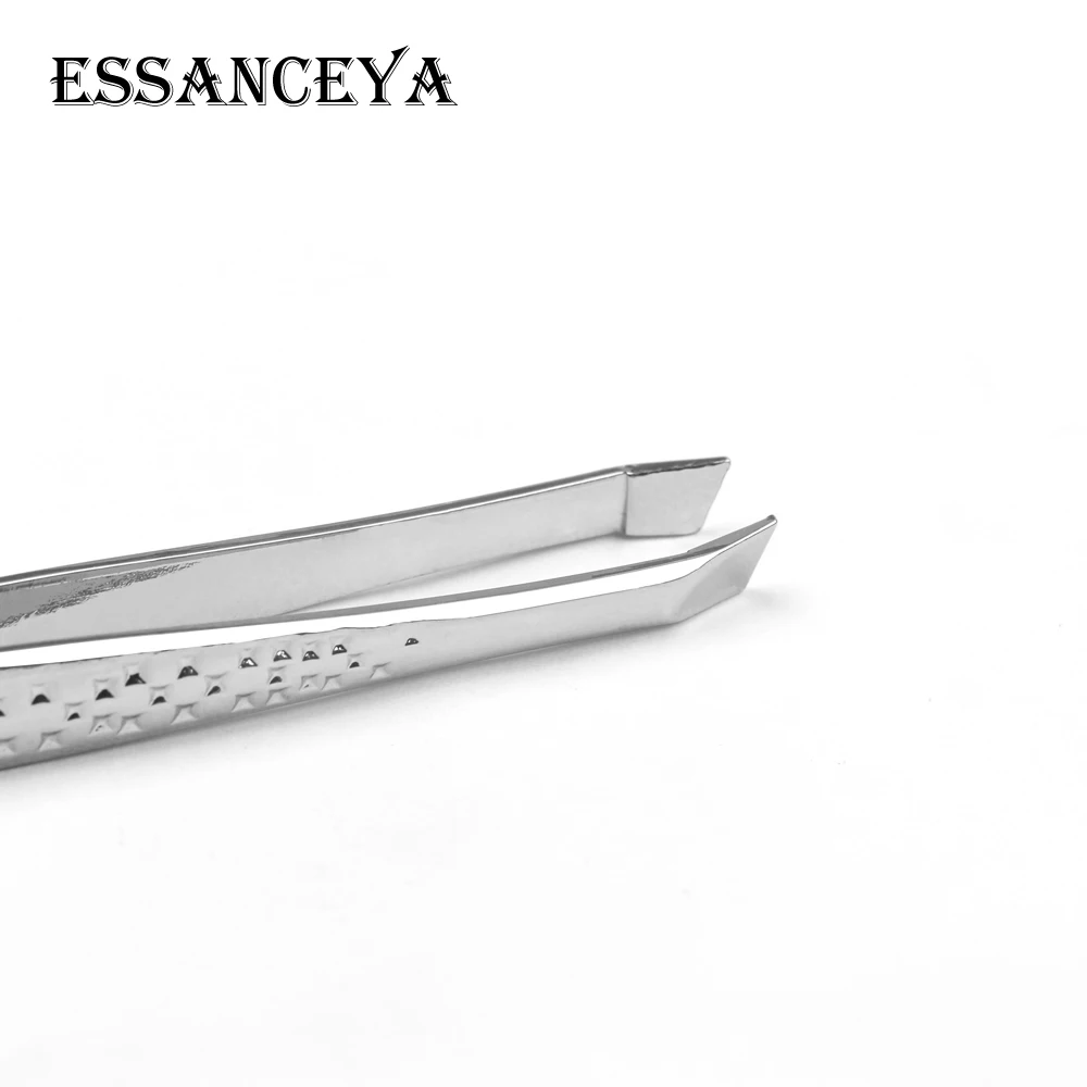ESSANCEYA 11 шт. кисть для теней для бровей Пинцет для волос Красота Наклонный Съемник кольцо из нержавеющей стали зажимы для бровей Набор кистей для смешивания