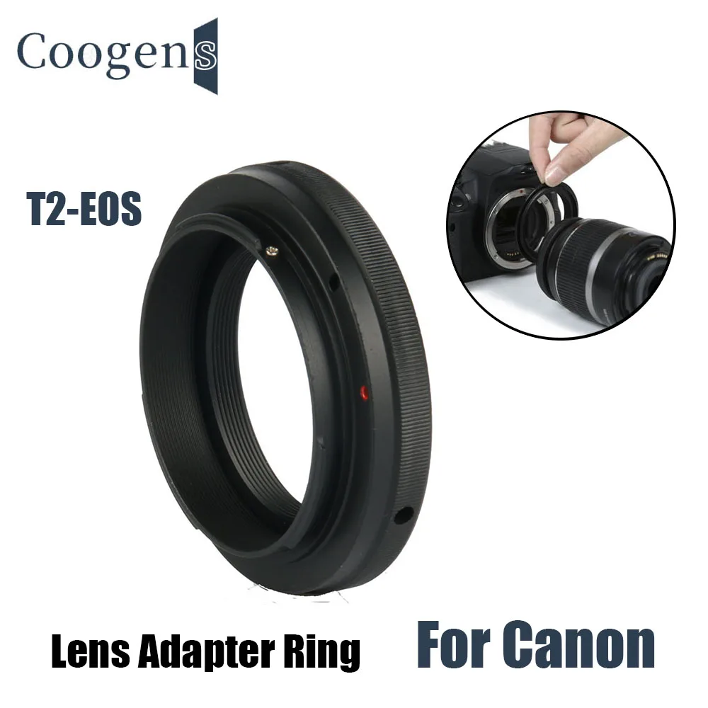 T2 Mount Lens Adapter Ring For Canon EOS T2 EOS 1300D 1200D 800D 760D