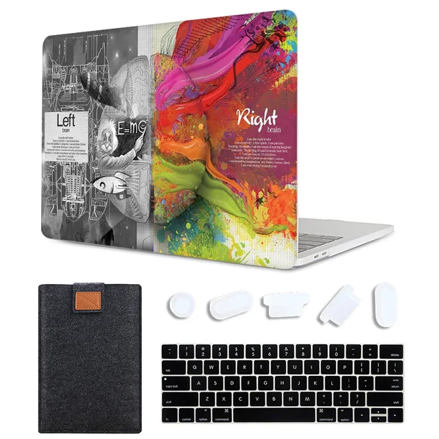 MB07 MTT чехол для ноутбука Macbook Pro 13 15 дюймов Сенсорная панель чехол для mac book Air Pro 11 12 13 15 с сетчатой сумкой для ноутбука - Цвет: MB07