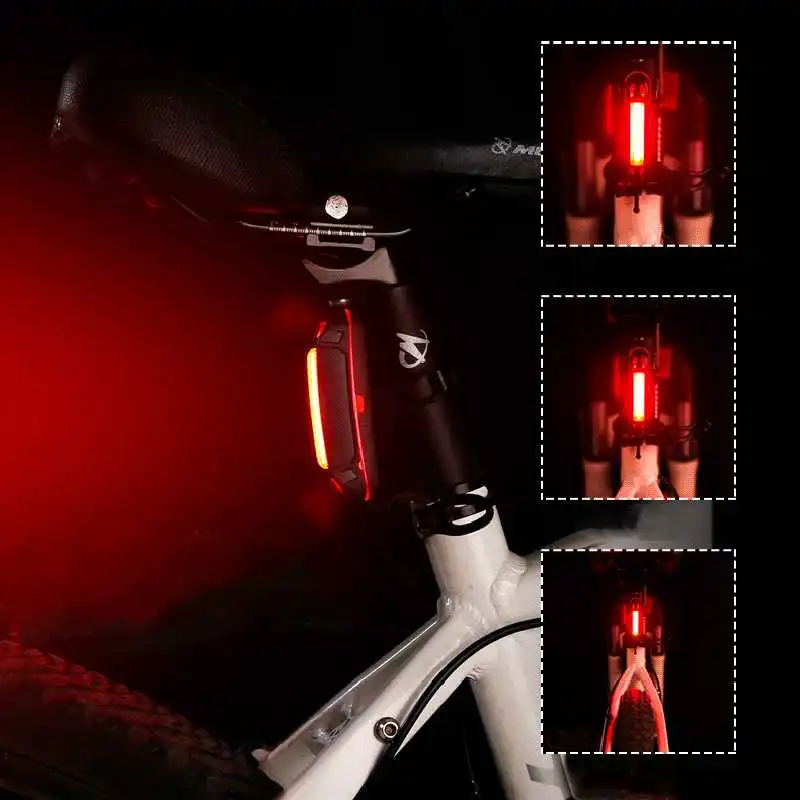 XANES TL09 110LM 6 режимы для велосипеда задний фонарь 360 ° вращение usb зарядка IPX4 водонепроницаемый Предупреждение свет для кемпинга фонарь
