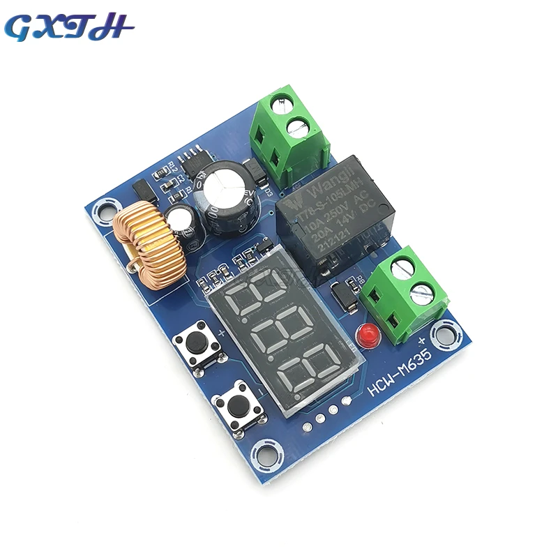 DC Voltage Protection Module Lithium Battery Undervoltage Loss Of Electricity Low Power Disconnection Output 6-60V Auto Poweroff |
