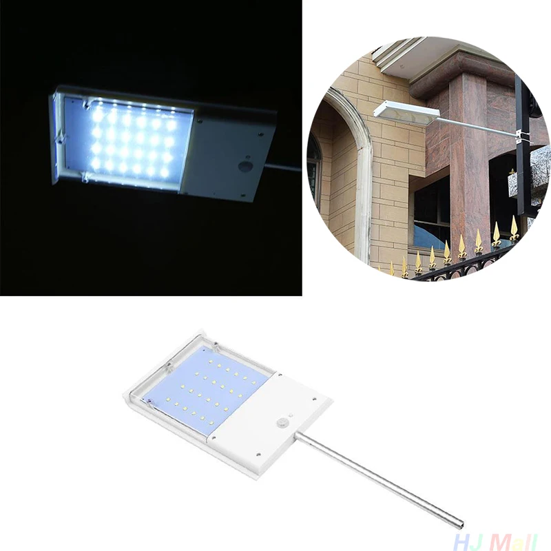 

Solar 6V Fence Roof LED White Sensor Light Outdoor For Garden Yard Wall Lamp