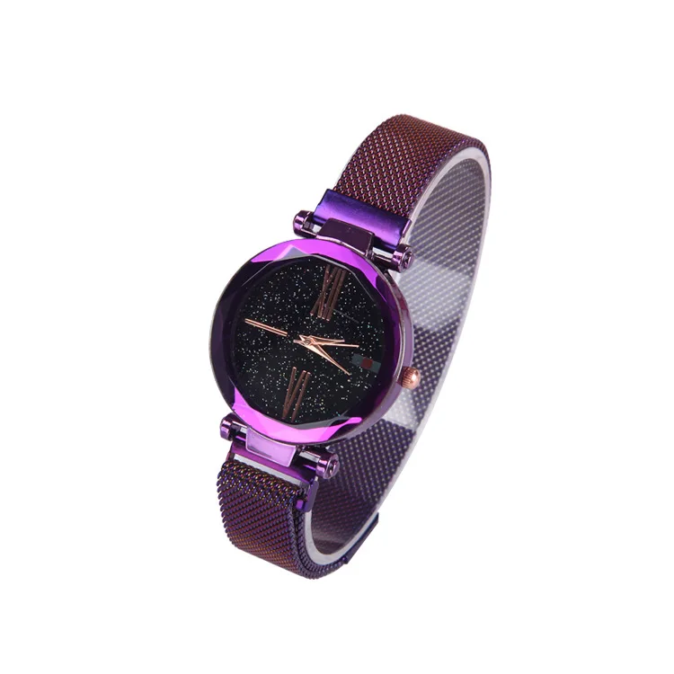 

A Generation of Fat Douyin Hot Selling Star Milan Strap Ladies' Watch Fashion Network Red Magnet English Mesh Belt WOMEN'S Watch