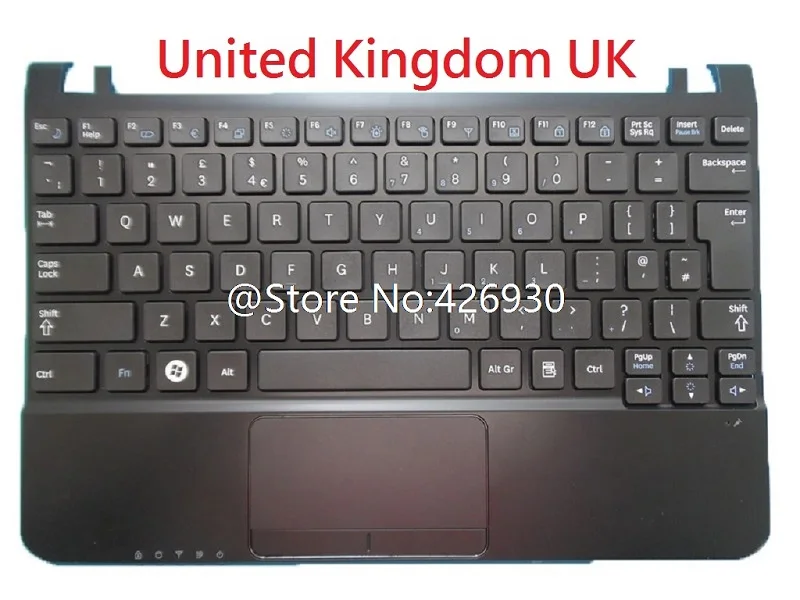 Ноутбук с подставкой и клавиатурой для Samsung NC110 английский США Россия RU Франция FR