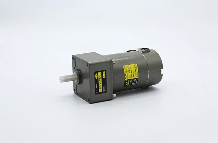 DC12V 24V 80W DC мотор-редуктор, низкая скорость, высокий крутящий момент, регулируемая скорость, Реверсивный, низкоскоростной двигатель