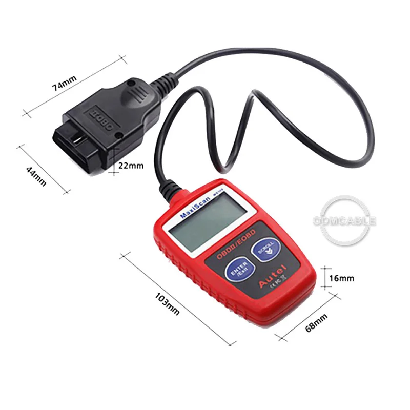 MS309 OBD2 автомобильный считыватель кодов EOBD OBD II автоматический диагностический инструмент MaxiScan MS 309 Автомобильный сканер кода ms309 инструмент