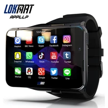 LOKMAT APPLLP MAX Android Watch Phone Dual Camera Video Calls 4G Wifi Smartwatch Men RAM 4G ROM 64G Game Watch Detachable Band