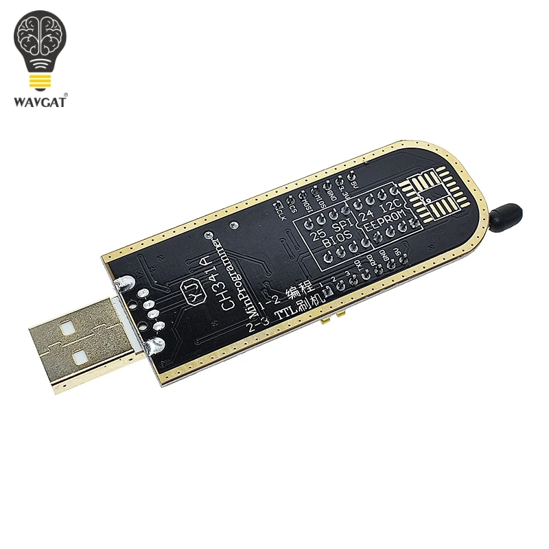 Официальный CH341A 24 25 серия EEPROM флэш-память биос USB программист модуль CH341 для SOIC8 SOP8 тестовый зажим для EEPROM 93CXX 25CXX 24CXX
