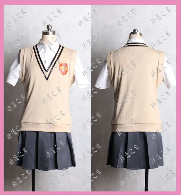 

Костюм Misaka Mikoto Shirai Kuroko костюм HSIU Toaru Kagaku без железнодорожного оружия косплей школьная форма для девочки юбка костюм на Хэллоуин