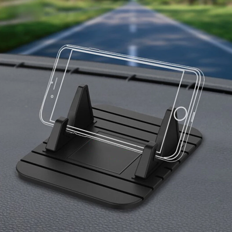 Silicone Mobile Phone Holder Anti-slip Stand Bracket Stable for Car Dashboard Home NR-shipping