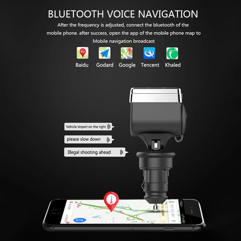 Интеллектуальное автомобильное зарядное устройство 12 В, bluetooth 4,0, быстрое зарядное устройство, MP3, вращение на 360 градусов, fm-передатчик, Автомобильный MP3-плеер, двойное зарядное устройство USB для мобильного телефона