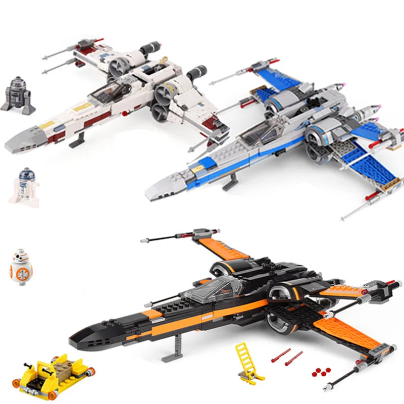 Совместимые Lepining Звездные войны серии X-Wing строительные блоки StarWars кирпичи