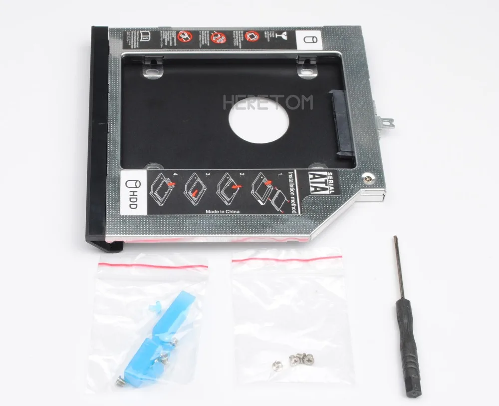 Heretom 2nd 95 мм HDD SSD жесткий диск Кассетный модуль-адаптер для lenovo Thinkpad E540 E440 L540 L440