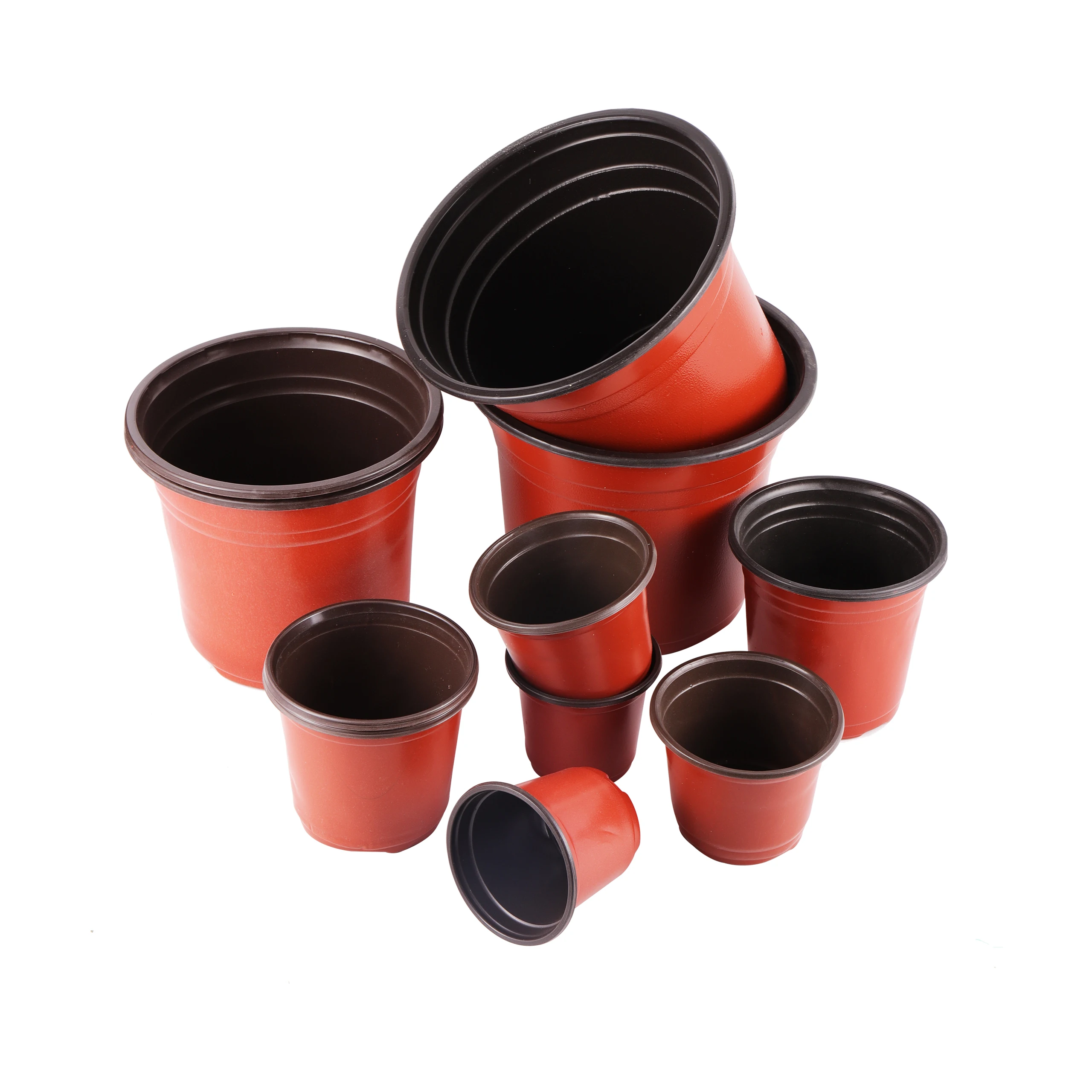 Garden Grow Box Fall Resistant Tray For Home Garden Plant Pot Nursery Flower Pots 10 to 24 centimetre 5pcs seed starter tray seedling tray