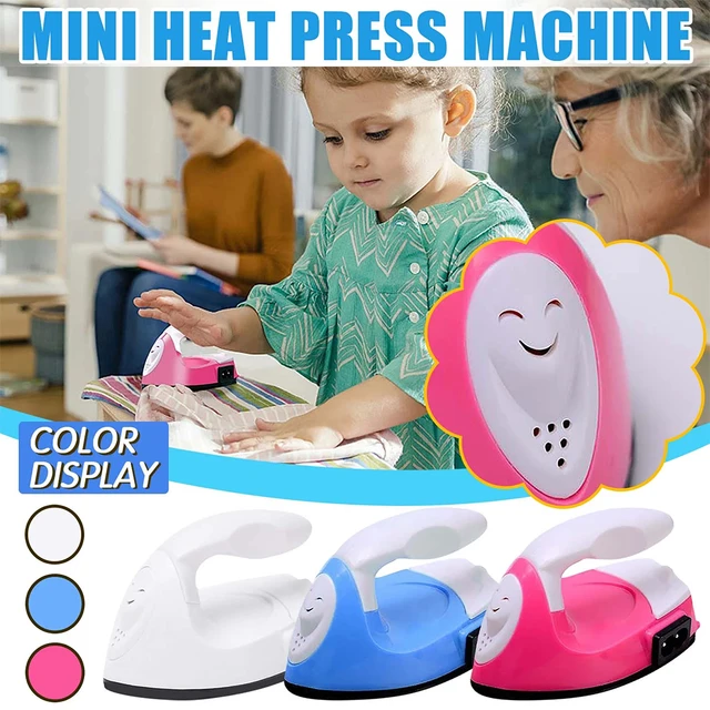 Electric Mini Iron Craft Costume Garment Patches Paste Rhinestone Tool Hot  Fix DIY Heating Process Portable Travel Clothing Iron