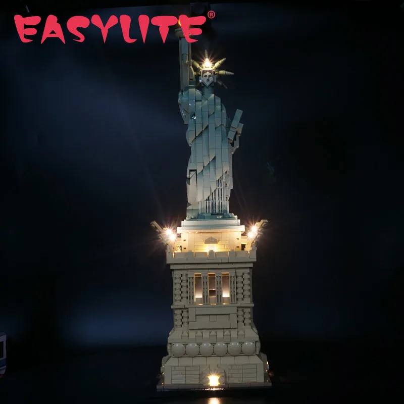 LED Light Set For 21042 Architecture Statue of Liberty Compatible With 17011 1202 Kit DIY Toys Building Blocks No Model | Игрушки и