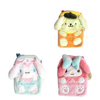 

LISM Melody Pom Purin Anime Plush Shoulder Bag Handbags Cartoon Soft Tote Pouch Phone Bags Coins Purse Card Kid Gifts