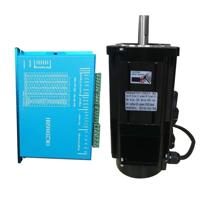 

NEMA 34 12Nm Closed loop stepper motor with brake and matched driver