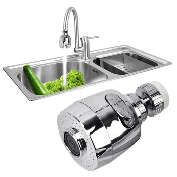 

Universal Kitchen Faucet Boost Bubbler Extended Water Saver Splash-Proof Tap Rotatable Filter Nozzle Kitchen Accessories