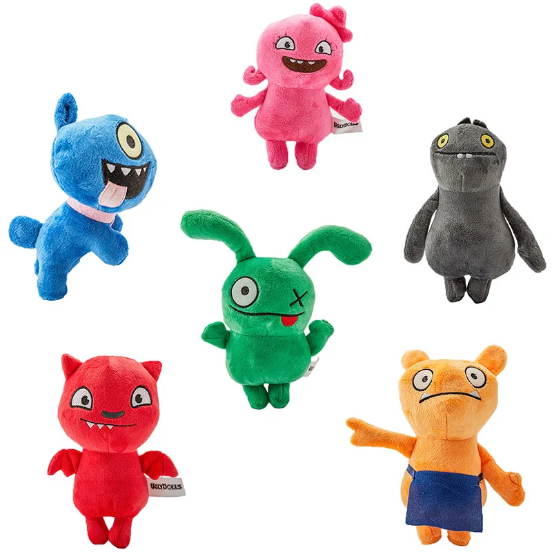 

18 cm Toys 6 Colors Uglydolls Cuddly Colorful Dolls Movie Educational Toys Ox Moxy Babo Birthday Christmas Children Gift