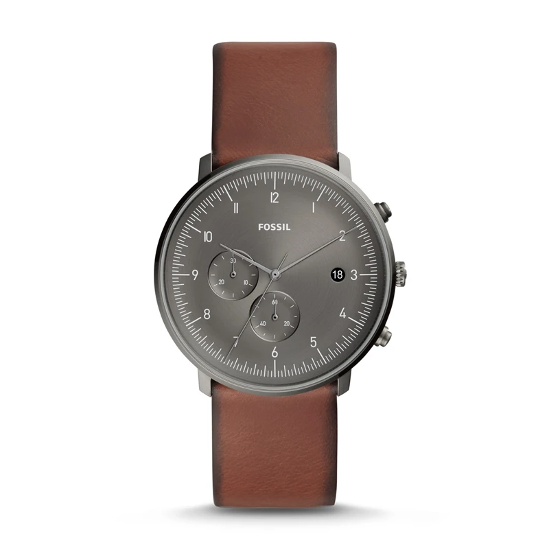 FOSSIL часы мужские Chase таймер хронограф янтарные кожаные часы кварцевые карманные часы роскошные часы для мужчин FS5517P