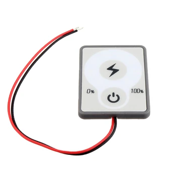 

TD16 24V LED Battery Power Indicator Touch Button Switch Power Display Lead-acid Tester Detector Accessory for Digital Capacity