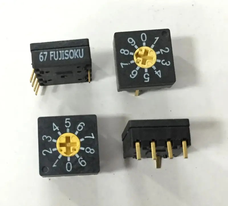 

5PCS/LOT DRS3010 rotary encoder switch, 10 bit 0-9 rotary switch, short pin