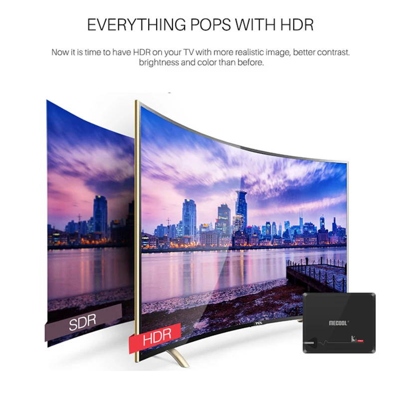 Android 7,1 приставка 2GB DD4 16GB S905D EMMC Flash Поддержка 4K* 2K HD 2,4G/5G WiFi Smart tv box