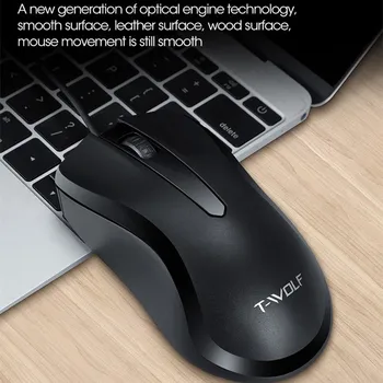 

Computer Mouse Wired Portable Office Mouse 1200 Dpi Optical Mouse USB LED Wired Mouse Game Mice for Apple Laptop Drop Shipping