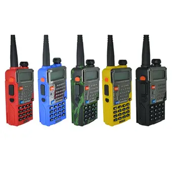 

baofeng walkie talkie uv-5r dualband two way radio VHF/UHF 136-174MHz & 400-520MHz FM Portable Transceiver with earpiece