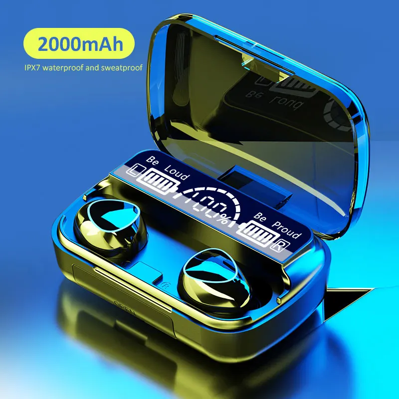 A10 TWS Wireless Earphone Touch Bluetooth 5.1 Headphone LED Display Headset Waterproof In Ear Sport Headsets For IOS Android | Электроника
