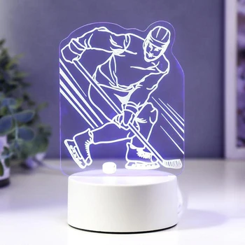 

Lamp "Hockey player" LED RGB from the network 13x17.7 cm 5074782