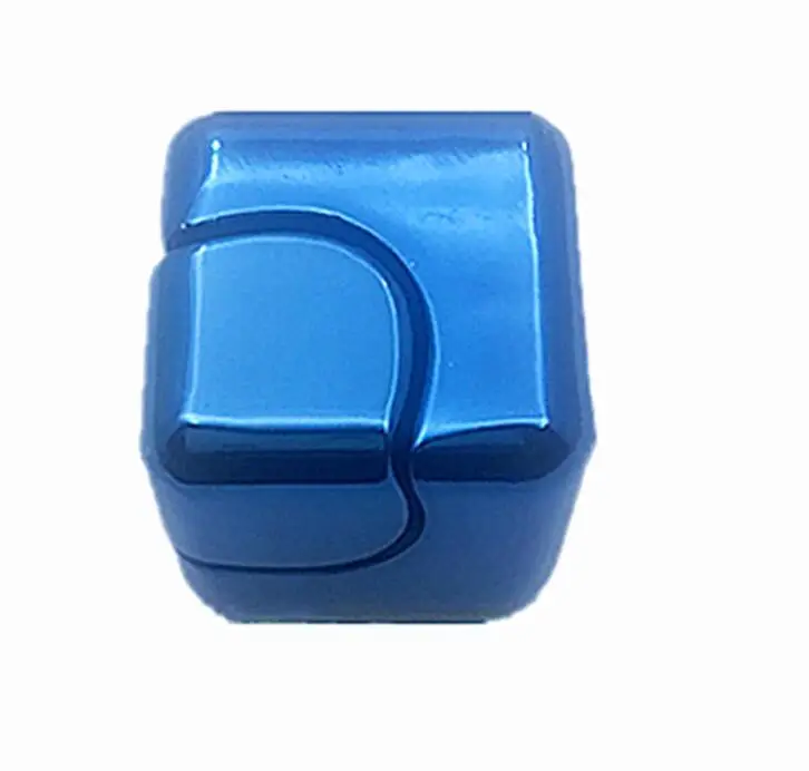 Кубик потрогать палец Спиннер-антистресс анти-Тревога помогает фокусировать Непоседа игрушки Премиум качество фокус игрушка для детей и взрослых - Цвет: blue