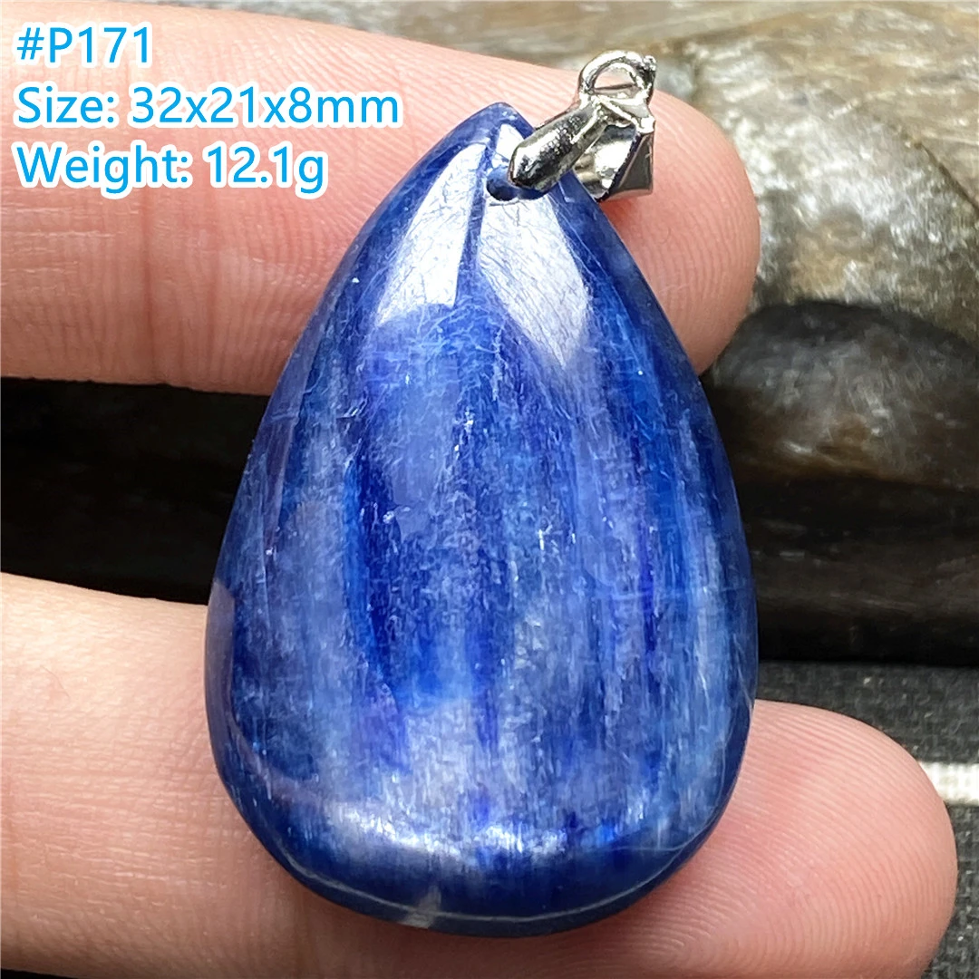 Top cianita Natural Colgante de Piedra, joyería para mujer dama hombre 32x21x8mm gato de cristal ojo suerte curación regalo AAAAA|Colgantes| - AliExpress