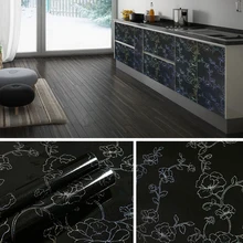 Yazi водонепроницаемый самоклеющиеся лазерные обои стикер для кухонной мебели рабочего стола настенные декоративные