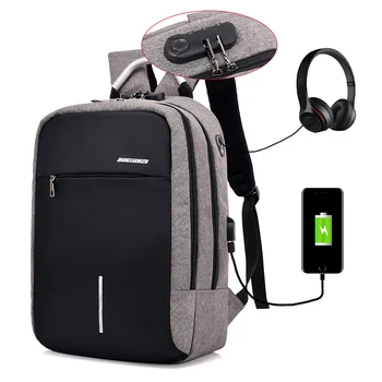 

USB Charge Anti Theft Backpack for 15 Inch Laptop Mens Backpacks Fashion Travel Duffel School Bag Bagpack Mochila Unisex Bookbag