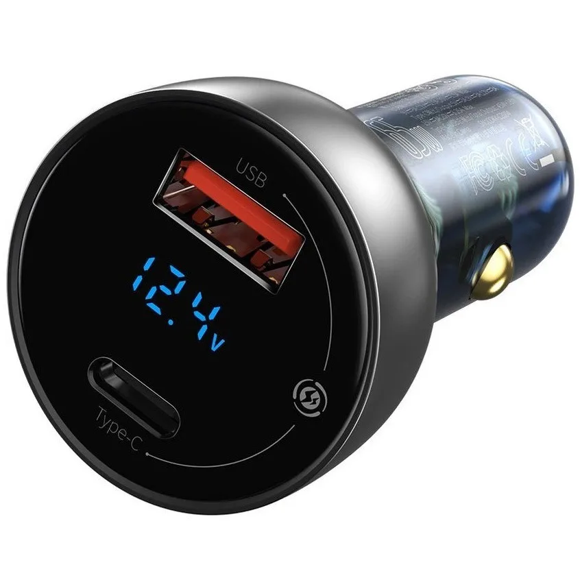 Автомобильное зарядное устройство USB/Type-C Remax RCC-215 (3A QC PD) Черный |