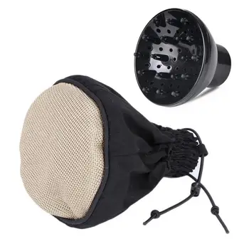

1pcs Black Fabric Hair Dryer Diffuser Hair Blower Hairdressing Dryer Cover Hair Styling Parts Hairdressing Dryer Cover Cloth New