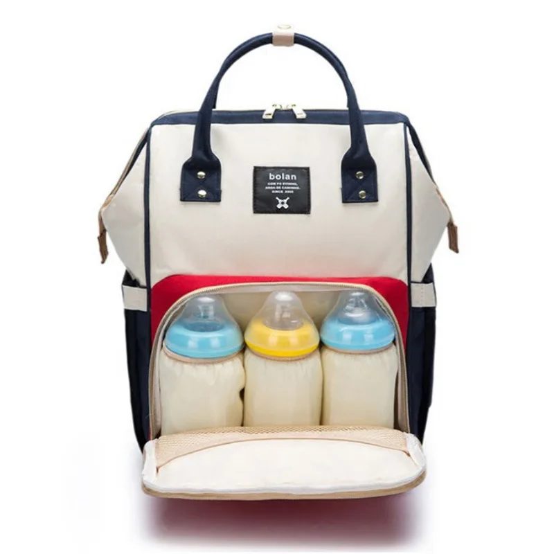 

Manufacturers Direct Selling 2019 New Style Fashion Diaper Bag Shoulder Multi-functional Large-Volume Mom And Baby Baoma Backpac