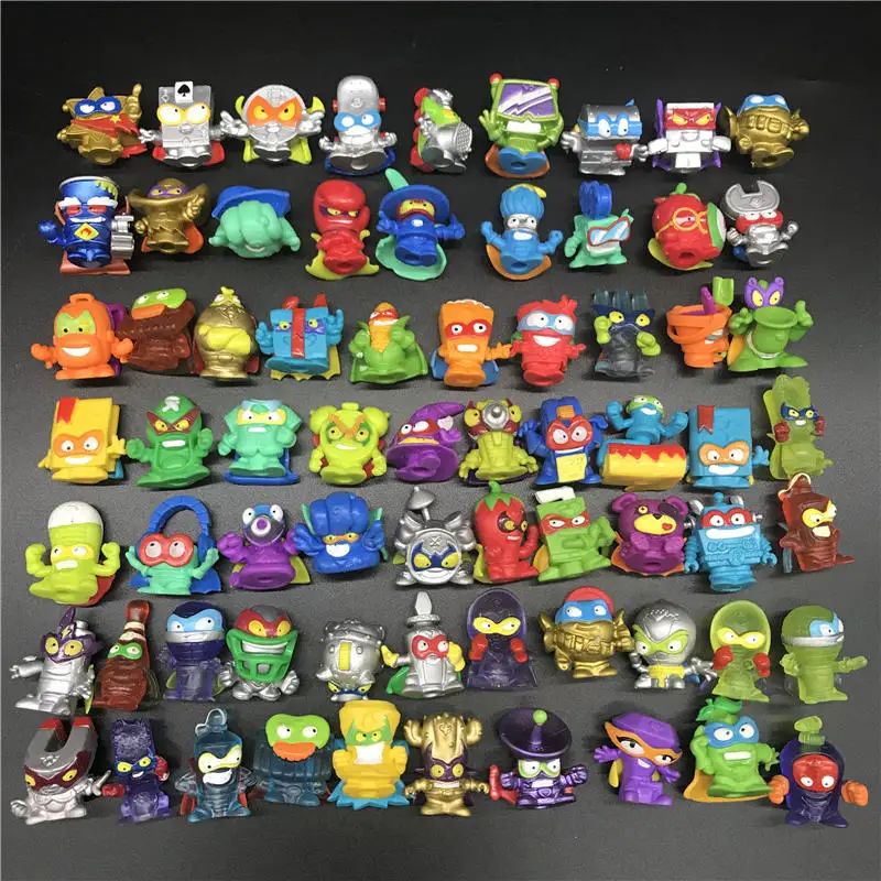 

Original Superzings Ultra Rare Gold Kactor Enigma Action Figures 3CM Super Zings Collection Blind Bags Toys Model Kids Gift